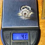 Color Changing Garnet Sterling Silver Cocktail Ring Size 7 Brown Photo 9