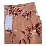 Joie Farron Warm Blush Antique Rose Floral Linen Cotton High Waist Shorts NWT 2 Photo 3