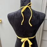 Yellow halter style bikini top size medium Photo 4