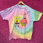 SpongeBob Best Friends Forever tiedye T-shirt size 2XL Photo 0