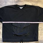 ZARA Cropped Fit Front Pocket Crewneck Photo 4