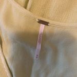 Free People  Falling Water Embroidered Tunic Top Citron Flutter Sleeves Women M Photo 4