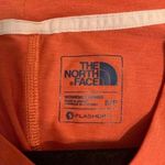 The North Face Top Womens Small Orange FlashDry Athletic V-Neck Performance Tee Photo 2