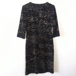Connected Apparel striped sheath knee length dress women’s Size 6 Photo 9