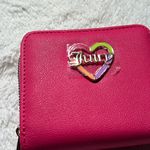 Juicy Couture Hot Pink Flash Love Mode Faux Leather Small Zip Around Wallet NEW Photo 1