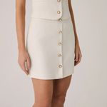 Elegant Pearl Buckle‎ Mini Skirt Size M Photo 2