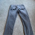 Chip & Pepper  Gray Black Straight Leg Raw Hem Jeans Size 28 Photo 7
