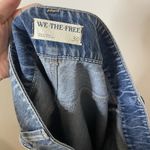 Free People We The Free Madison Midi denim Skirt front slit mid waist US 30 Photo 5