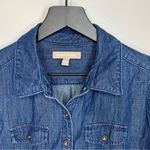 Banana Republic  Chambray Denim‎ Shirt Dress Size 2 Photo 2