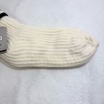 Hunter  Cream Cable Knit Socks with Striped Cuff ONe Size Fits Most Photo 5