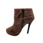 Naughty Monkey  Brown Leather Ankle Boots. Size 7.5 Photo 1