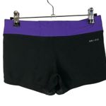 Nike Filament Boyshort Black & Purple Running Athletic Shorts S Photo 1