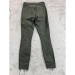 Good American  Olive‎ Green Distressed Skinny Jeans Size 2 / 26 School Party Photo 6