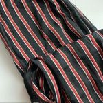 Anthropologie • Black Red Striped Jogger Pants Photo 5