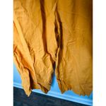 Peter Som  COLLECTIVE Yellow Linen Blend Cross Back Jumpsuit Size 2 Photo 12