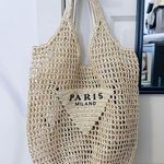 Alma Raffia Logo Tote Bag Photo 2