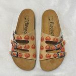 Hippopotam Pumpkin Sandles Leather comfort design. Size 10 Photo 0