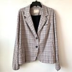 Free People  Cali Plaid Blazer L‎ Photo 4