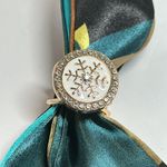 Sparkly Snowflake Scarf Ring Photo 0