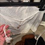 White Mesh crochet beach cover up Women's Dress Size undefined Photo 6