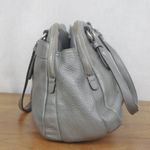 Coach F16529 Penelope Turnlock Silver Leather Satchel Photo 9