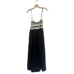 ZARA NWT Knit Striped Black Midi Dress - Size S Bloggers Fave Photo 10