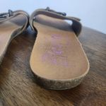 blowfish  Brown Slip-on Sandals Size 7.5 Light Brown Vegan Sandals Photo 3