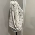 Sweet Romeo Womens Sz:M White Open Knit Oversized  Lightweight Bat Wing Sweater. Photo 13