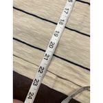 Lou & grey  Striped 3/4 Sleeve Top Womens XS Barely‎ Beige Top Relaxed New Photo 10