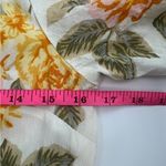 Kivari Blake Tie Front Floral Mini Dress Sz 6 Yellow Photo 7