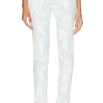 Zimmermann NWT Zimmerman Wonderland Denim Trousers Washed Floral Light blue White sz 3 Photo 1
