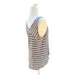 Gap  Women's Gray and White Striped Tank‎ Top 100% Cotton Size XS​​ Photo 1