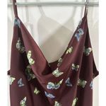 Urban Outfitters  Butterfly Satin Mini‎ Dress Large Y2K Whimsigoth Fairy Grunge Photo 2