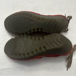 Fly London Yull Red Perforated Nubuck Peep-Toe Wedge Sandals size 40 (9-9.5) Photo 6