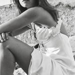 ZARA  dress white midi ruffled satin lingerie inspired bodycon fitted wedding Photo 8