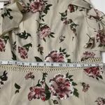 ANTHRO MINE Floral Romper L Boho Coconut Girl Cottagecore Coquette Fairy Dressy Pink Size L Photo 2