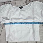 J.Crew  Fitted puff-sleeve‎ top in White 8 NWT Photo 6