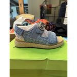 Sam Edelman ‎ Women's Arlo Double-Strap Flat Sandals Blue Denim Size 6 Photo 2