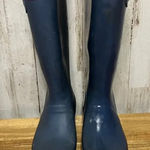 Hunter Women's Original Tall Rain Boots Navy Blue Size 5 Photo 0