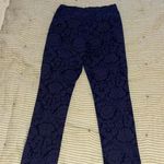 Anthropologie The Essential Skinny By Brocade Damask Velvet Pant Photo 5