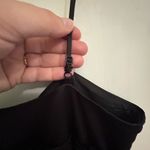 Betsey Johnson Silk size 8 100% silk dress. Black. Adjustable straps. Bow. Photo 7