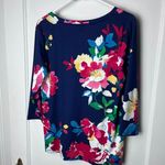 The Pioneer Woman Blue Pink Floral Knit V Photo 4