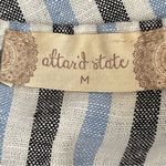 Altar'd State Altar’d State Linen Blend Wrap Dress Women’s Size M Striped Ruffle Detail Summer Photo 6