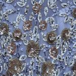 Mac Duggal  5533 Platinum Embellished High Neck Long Sleeve A Line Gown Dress Photo 8