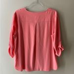Akris Punto  Coral V Neck Blouse Photo 4