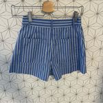 Reformation  Willow Short Blue Pinstripe Photo 5