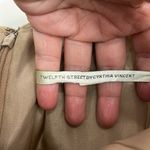 Twelfth Street by Cynthia Vincent Size 4 Gold Silk Strapless Dress with Bow Photo 8