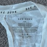 Rae Dunn Rae Dun White Long Sleeve 'Namaste' Yoga Top SIZE L Photo 3