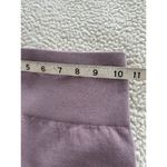 Everlane Seamless High Rise Ribbed Knit Bike Shorts Lilac Purple Size XS/S Photo 4