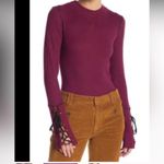 Free People  Laceup Mountaineer Sleeve Thermal long sleeve boho casual L spring Photo 1